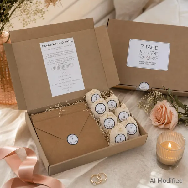 Hochzeit Countdown Box