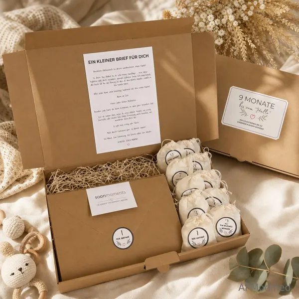 Schwangerschaft Countdown Box